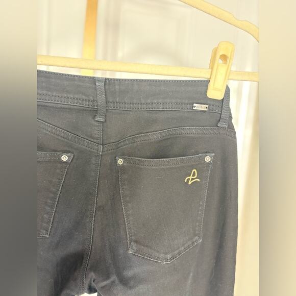 DL1961 Size 29 Emma 360 Skinny Ankle Black Denim High Waist Grunge - Picture 11 of 13